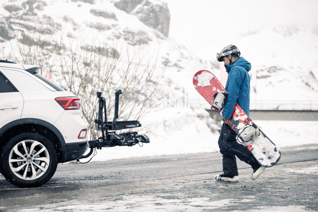 El nuevo portaesquís Tow Ski Ride para portabicicletas y portamotos